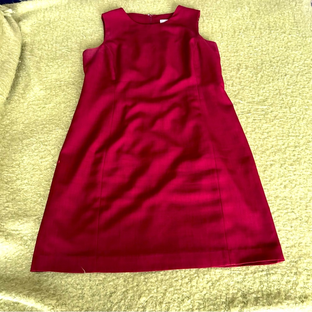 Vintage Dress in Rich Reddish Rust